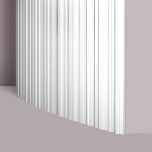 NOEL & MARQUET ALLEGRETTO FLEX 3D Wandpaneel, weiße Wandverkleidung.