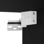 Detailaufnahme: Wandhalterung für vidaXL Spiegelschrank, Schwarz Eiche.