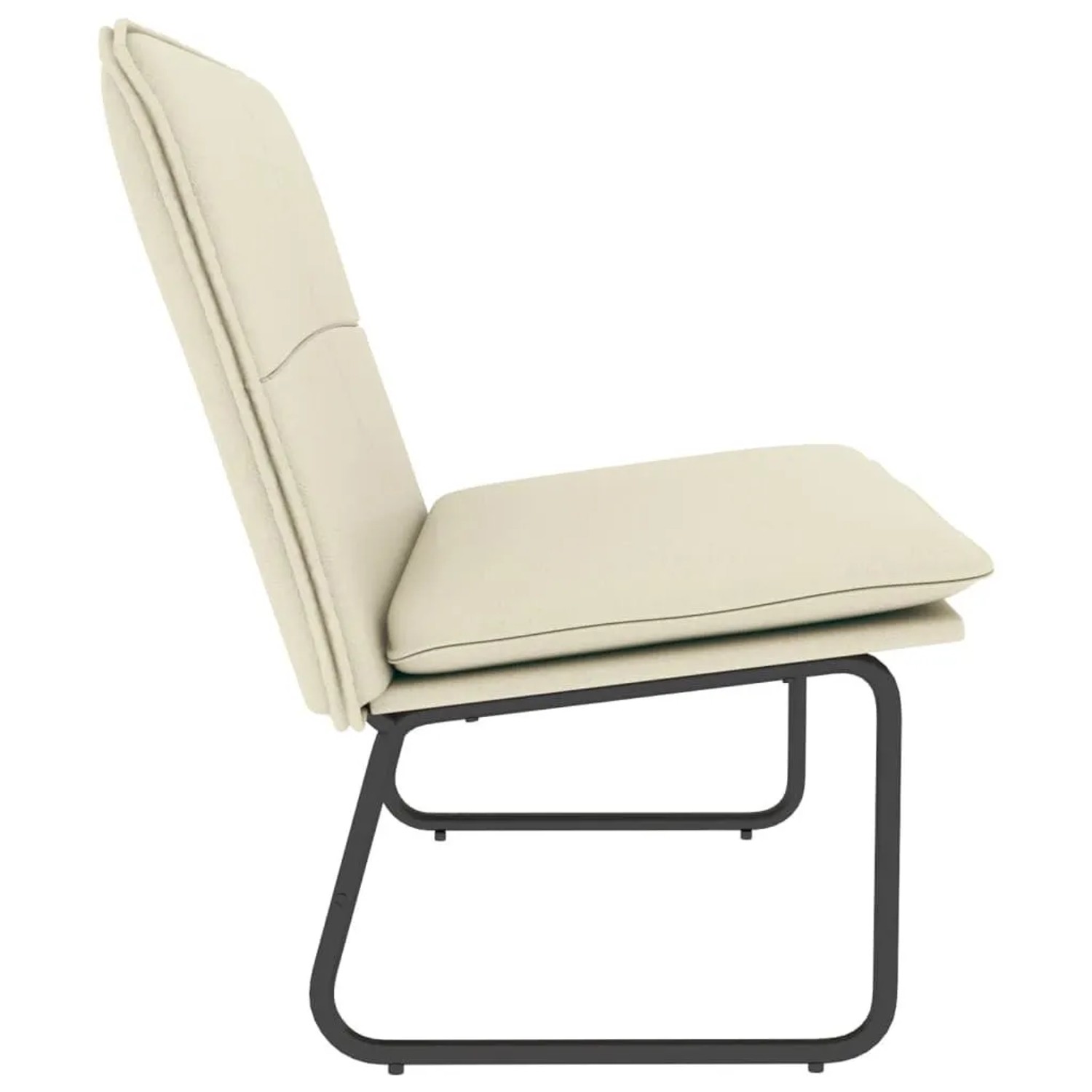 vidaXL Sitzbank Creme 100x75x76 cm Kunstleder 351337_4