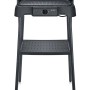Schwarzer Severin Standgrill PG8596 mit Ablagerost, 2000W Leistung.