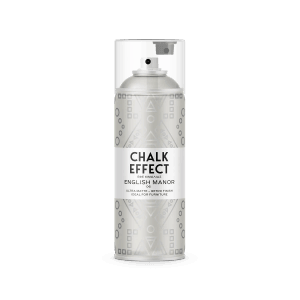 Helle COSMOS LAC Kreidefarbe Spray Englisches Manor Grau, matte Chalk Effect Sprühdose für Möbel & Deko.