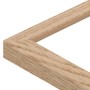 Detailansicht des WANDStyle Bilderrahmen H950 aus Massivholz in Eiche-Optik, 15x21 cm.