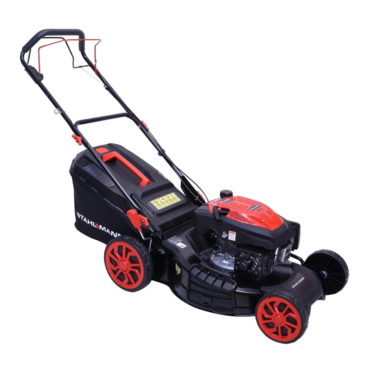 Stahlmann Rasenmäher Benzin mit Antrieb BR532 – 7,0PS (5,1kW) 224ccm mit Antrieb, 53cm Schnittbreite
