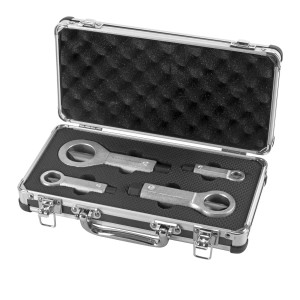STAHLWERK Mutternsprenger Set (9-36mm) im Alukoffer. Werkzeug zum Lösen festsitzender Muttern.