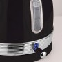 Insido Wasserkocher Retro aus Edelstahl in Schwarz_2