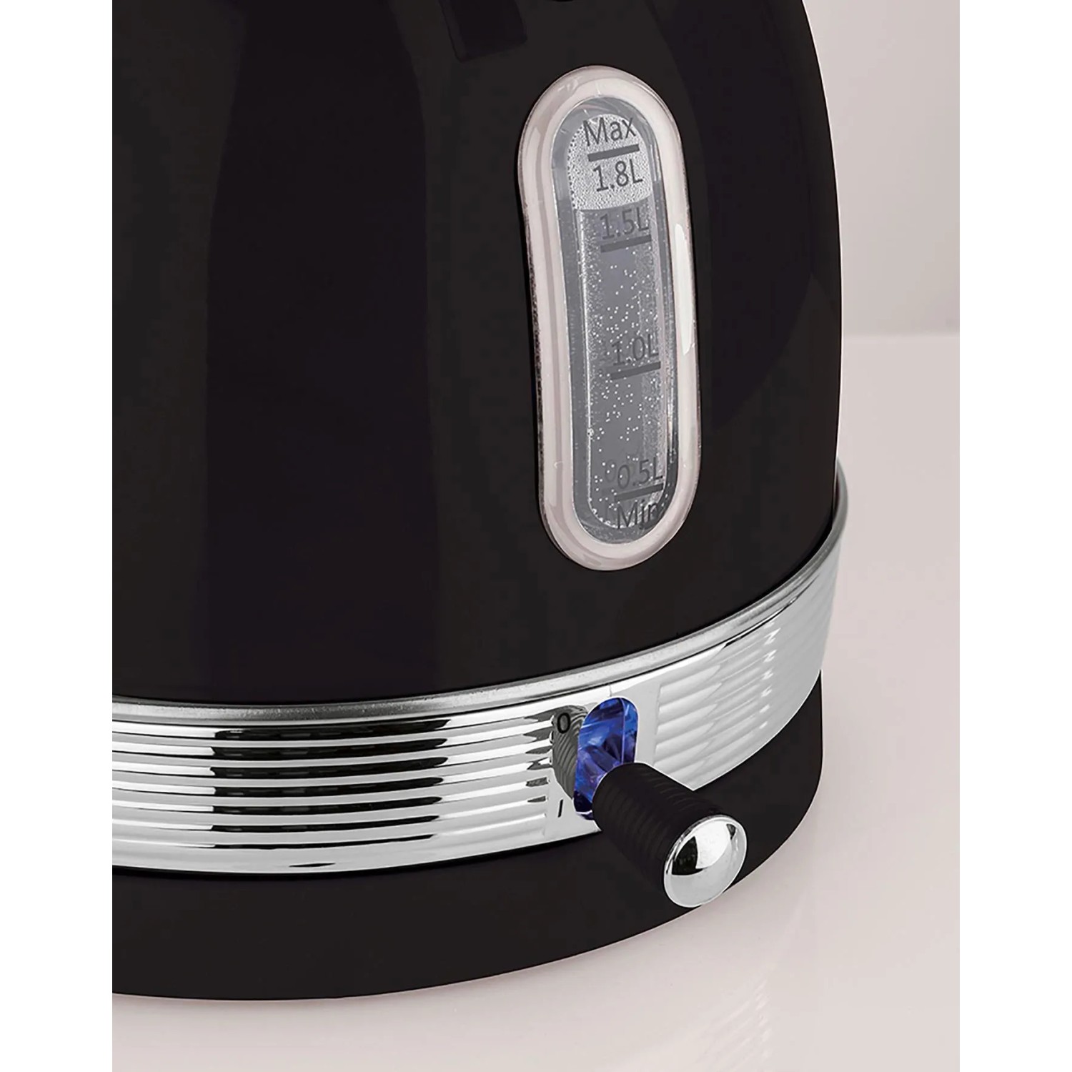 Insido Wasserkocher Retro aus Edelstahl in Schwarz_2