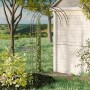 Relaxdays Rosenbogen Metall Schwarz mit Erdankern 245 cm x 130 cm x 36 cm_3