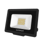 LUXULA LED Fluter 30W, warmweiß (3000K), 3000lm, Außenstrahler, schwarz, IP65.