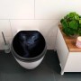 Anthrazit WC-Sitz mit Absenkautomatik und Panther Motiv Nora von Banjado.