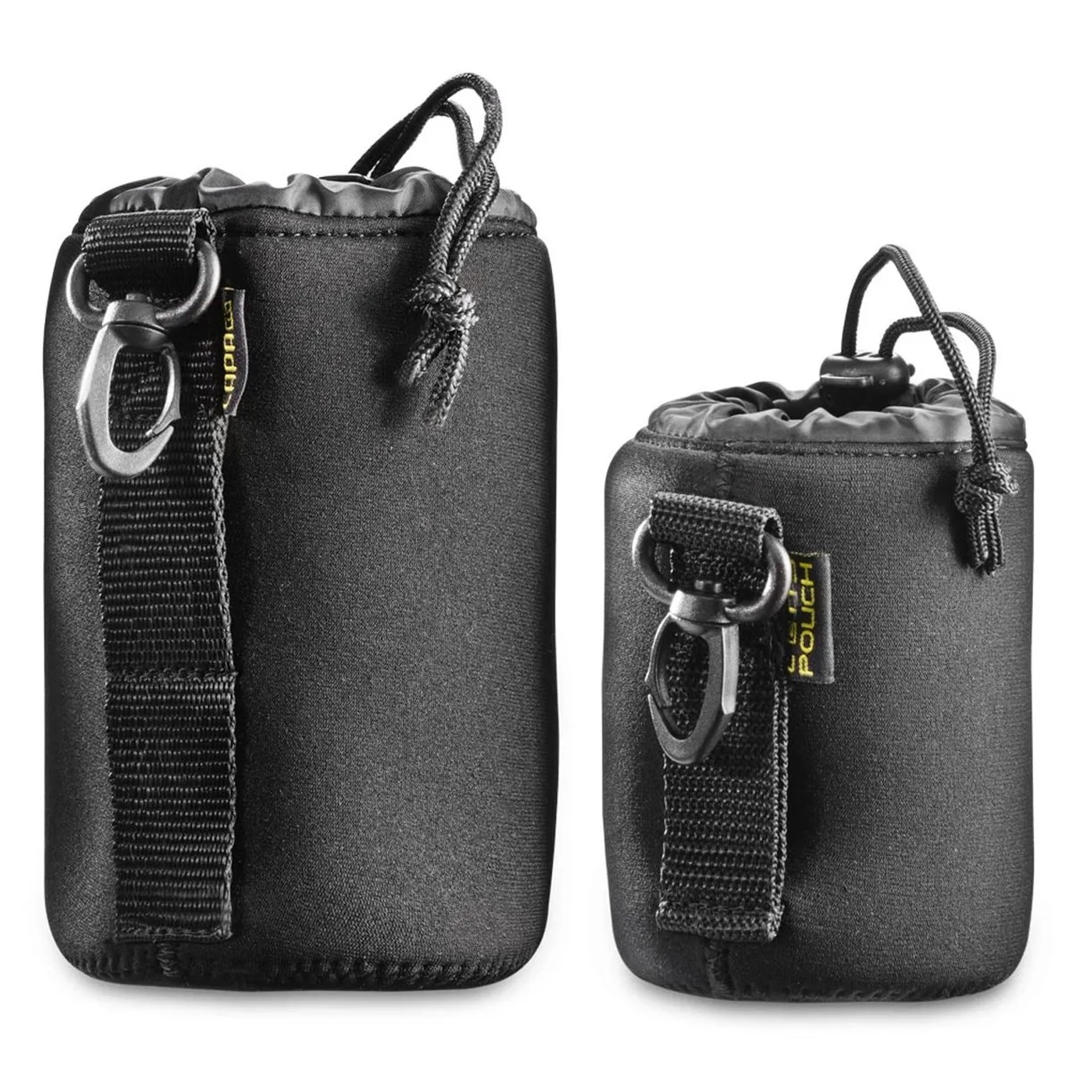 Walimex Objektivbeutel Set Neopren Gr. S+M Objektivtasche Objektivköcher Kamera
