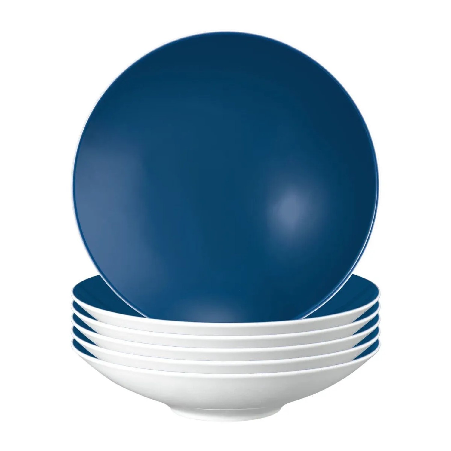 Seltmann Weiden Life Fashion Pasta- und Suppenteller 23 cm 6er Set Classic Blue