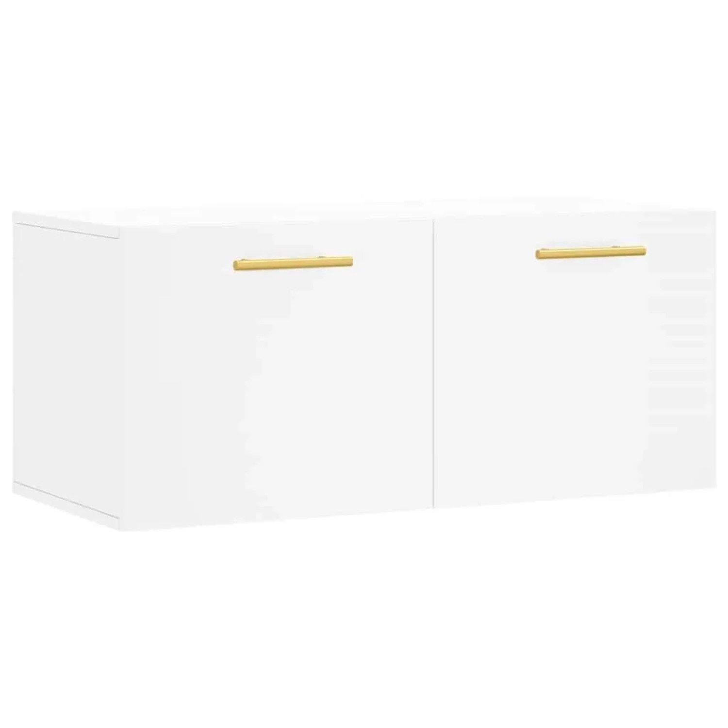 vidaXL Wandschrank Weiß 80x36,5x35 cm Holzwerkstoff 830060