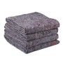 Relaxdays Umzugsdecken Vlies Grau 150 cm x 200 cm im 4er Set