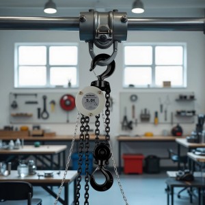 Wiltec Handkettenzug 5t mit 3m Hubhöhe, Kettenzug für Hebezeuge und Lasten.
