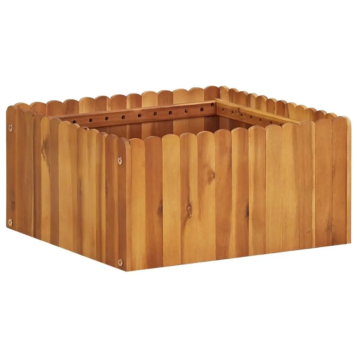 vidaXL Garten-Hochbeet 50 x 50 x 25 cm Massivholz Akazie 45921