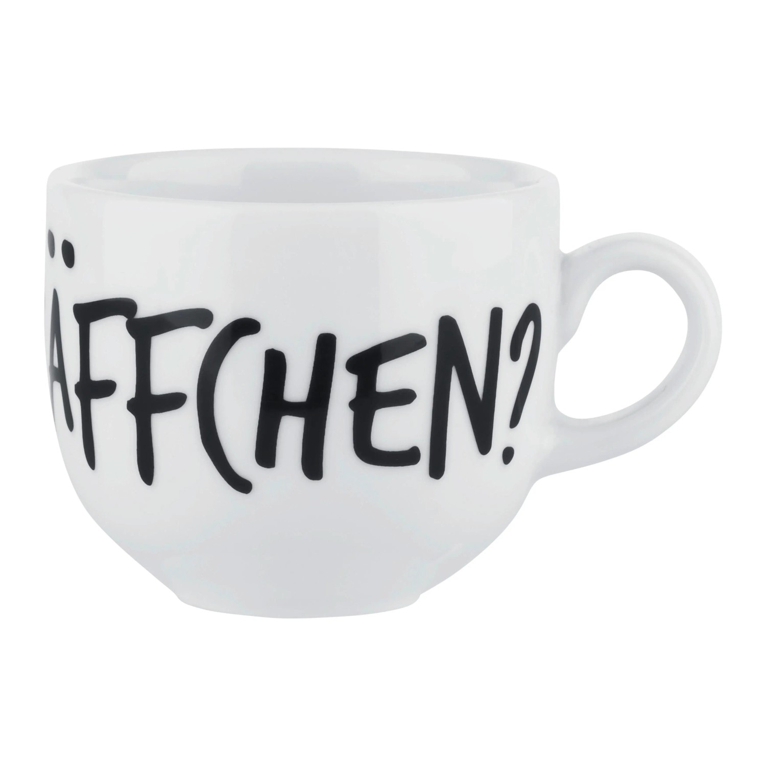 Mömax Espressotasse Graffiti Schwarz/Weiß ca. 80ml