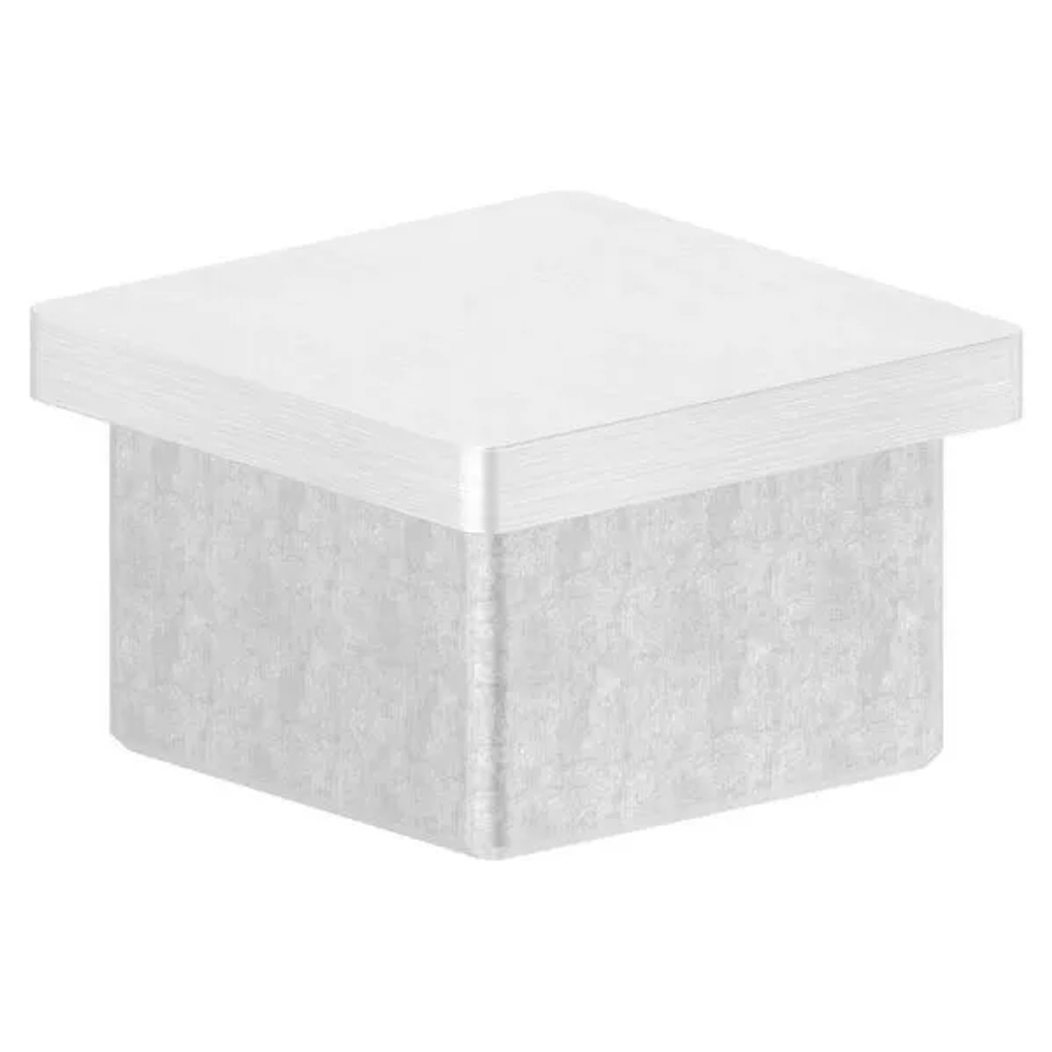 FeNau Einsteckkappe Edelstahl V2A Für Quadratrohr 40 X 40 X 3 mm