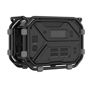 Hepa Solar Powerstation Tragbar 2.000 W Schwarz