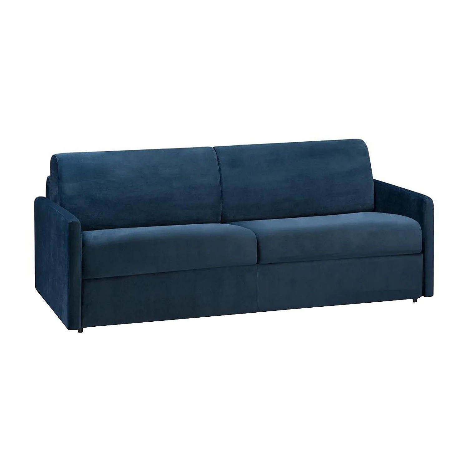 Vente-unique Schlafsofa Calife Marineblau 190 cm