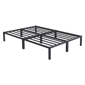 ML-Design Metallbett 140x200 cm auf Stahlrahmen mit Lattenrost Anthrazit Metall