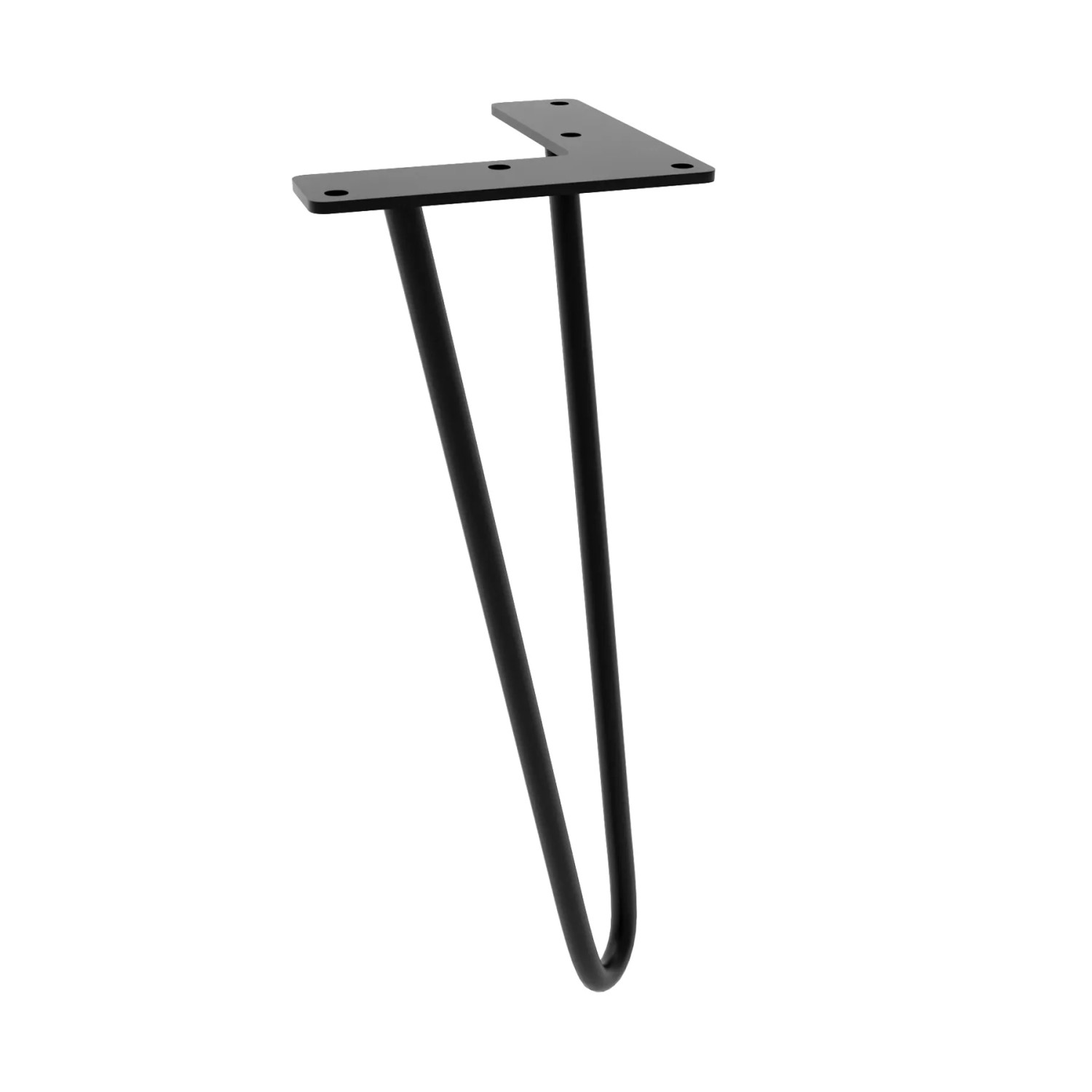 HEVVA Möbelbein NEAPEL 30 cm Hoch 1 Stück Schwarz