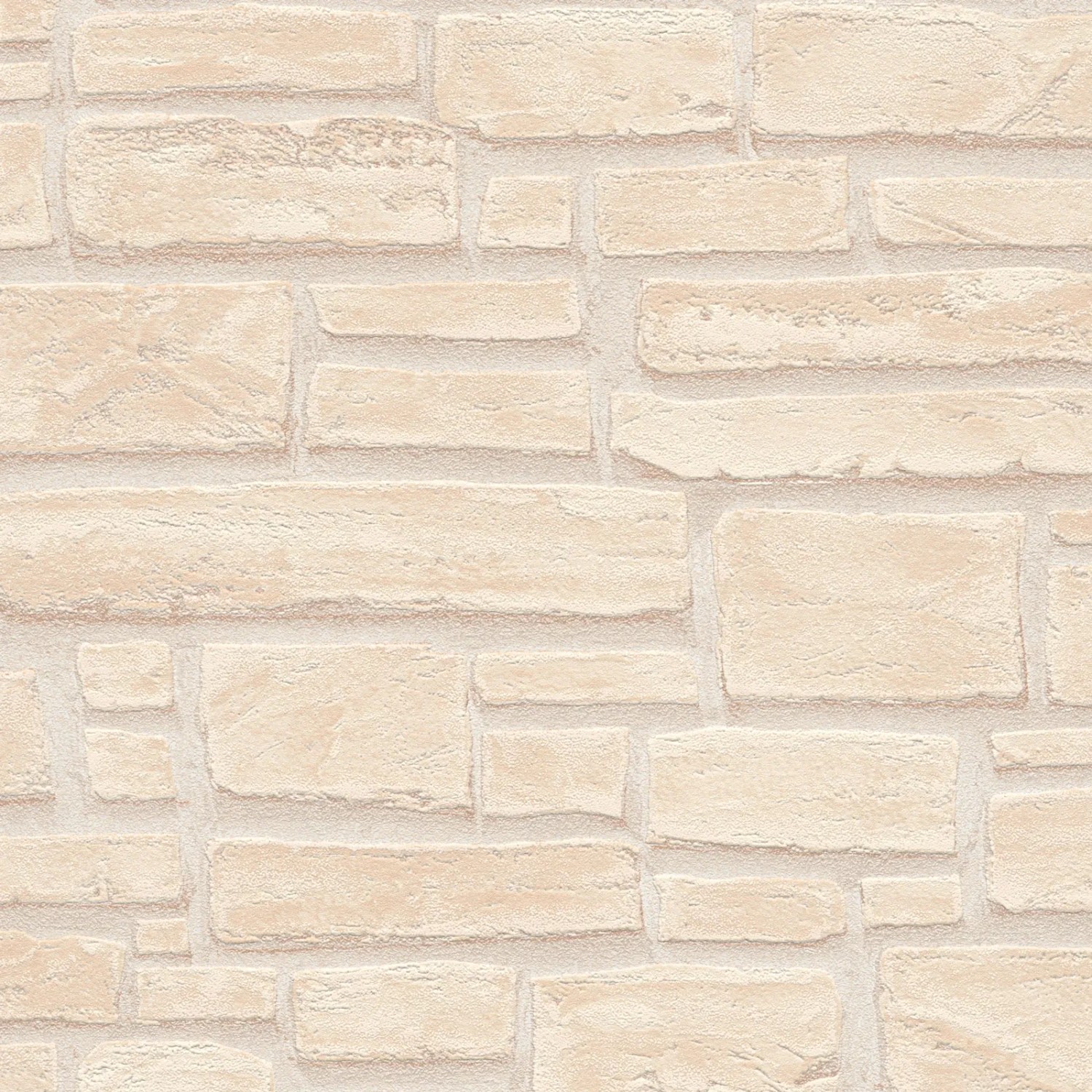 A.S. Création Vliestapete Best of Woodn Stone Bruchsteinoptik Beige