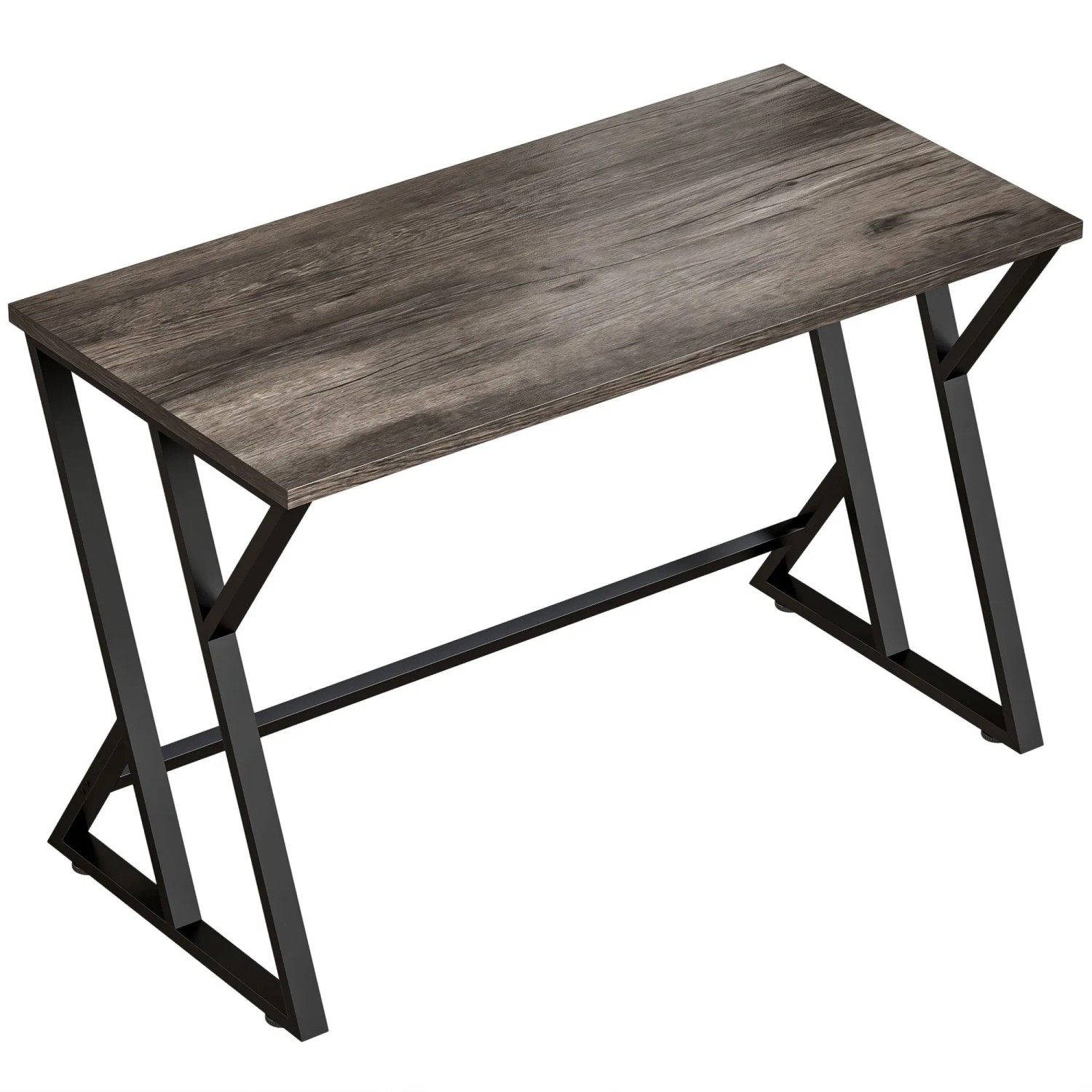 HOMCOM Writing Desk Spanplatte Metall 120L x 60B x 76,5H cm Grau