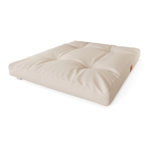 Knuffelwuff Hundekissen Gatsby, Cordura, 75x50cm, Beige. Robustes, bequemes Hundebett.
