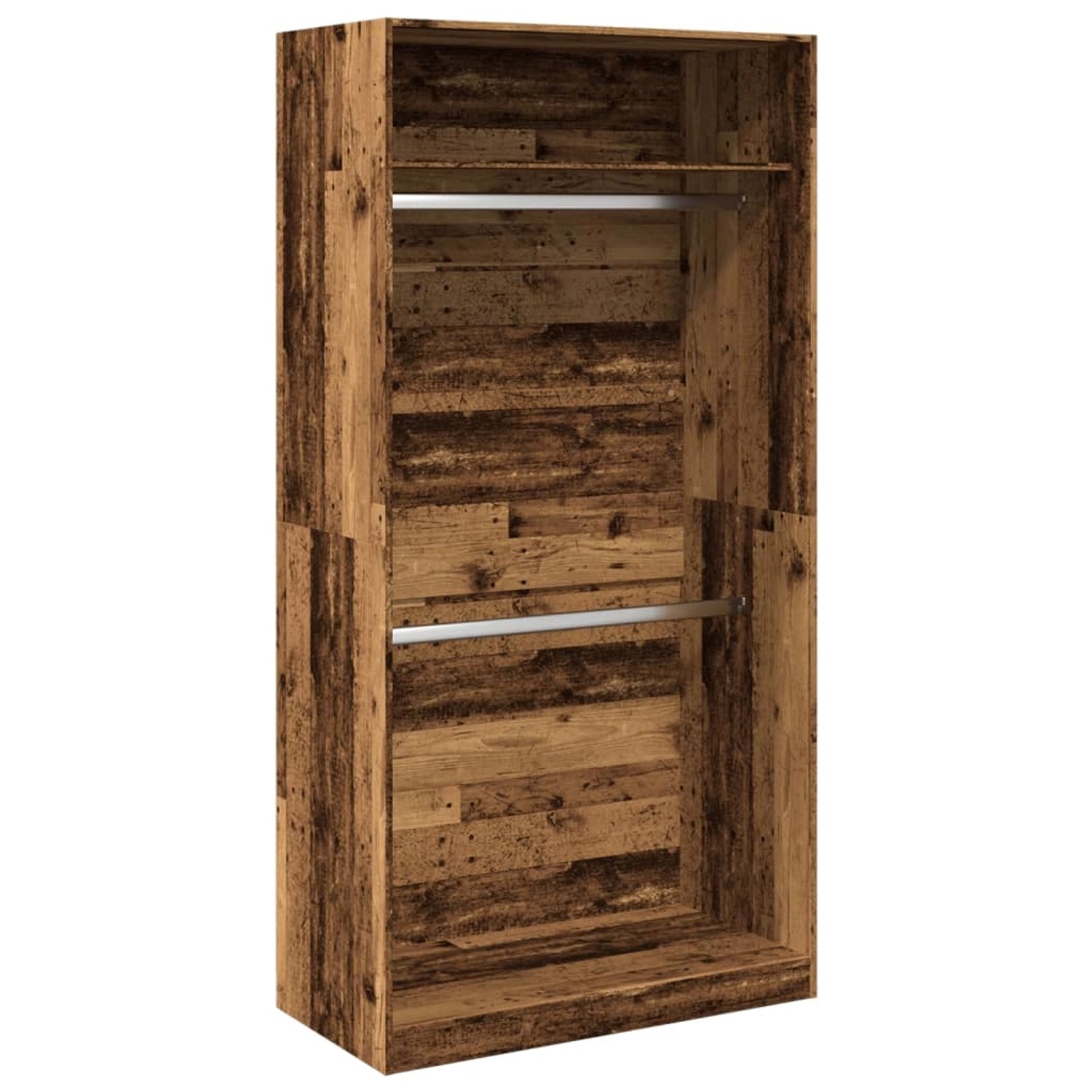 vidaXL Kleiderschrank Altholz-Optik 100x50x200 cm Holzwerkstoff 3307808 günstig online kaufen