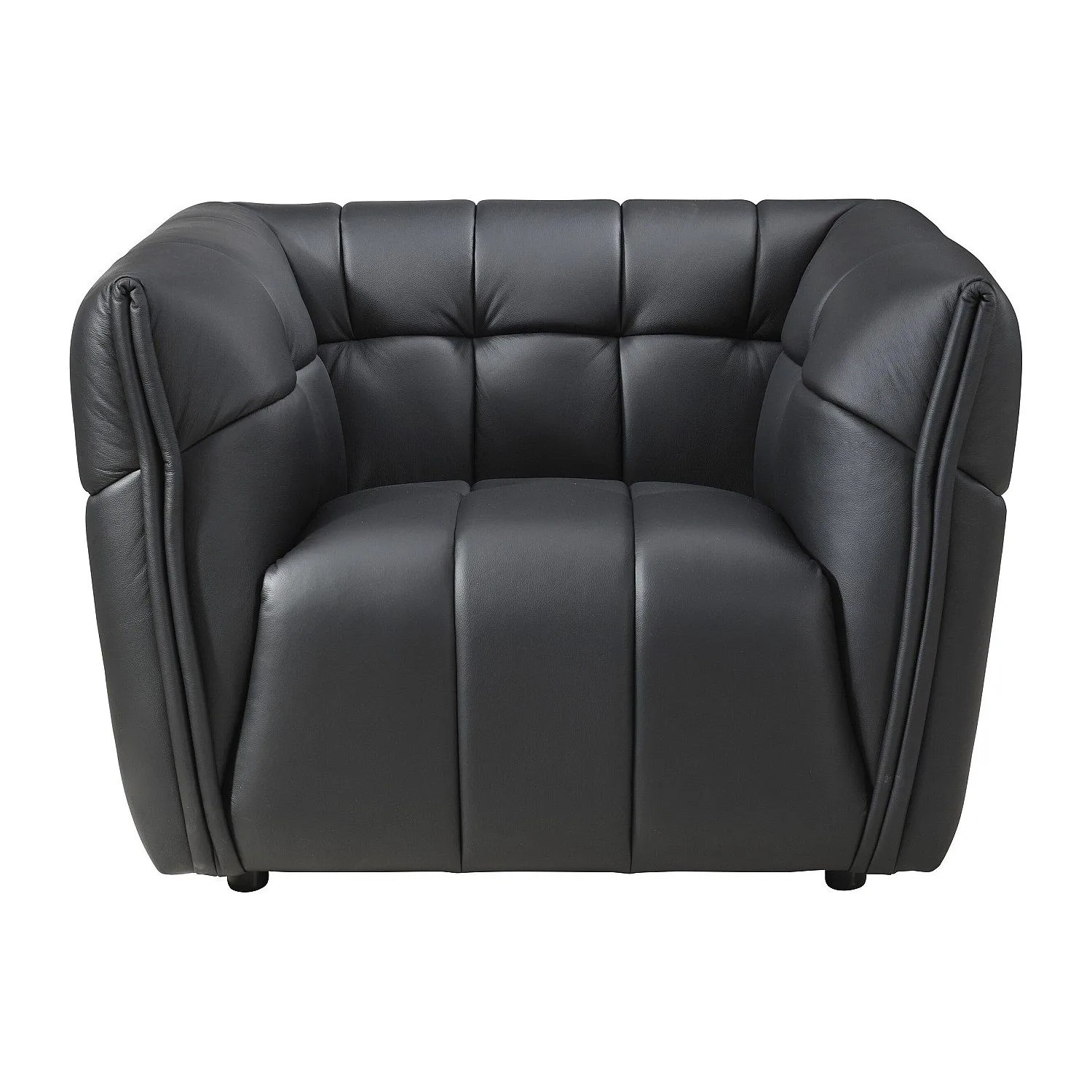 Vente-unique Sessel Mit Gerader Rückenlehne Dugori Schwarz 106.5 cm