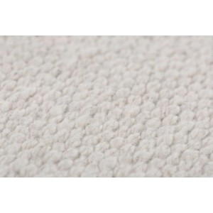 Detailaufnahme: Andiamo Teppich Missouri, 60x120 cm, Creme. Kurzflor, weiche Textur.