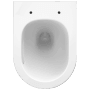 Domberg Wand-WC-Set DB1000, Weiß, randlos, mit Spülung und WC-Sitz