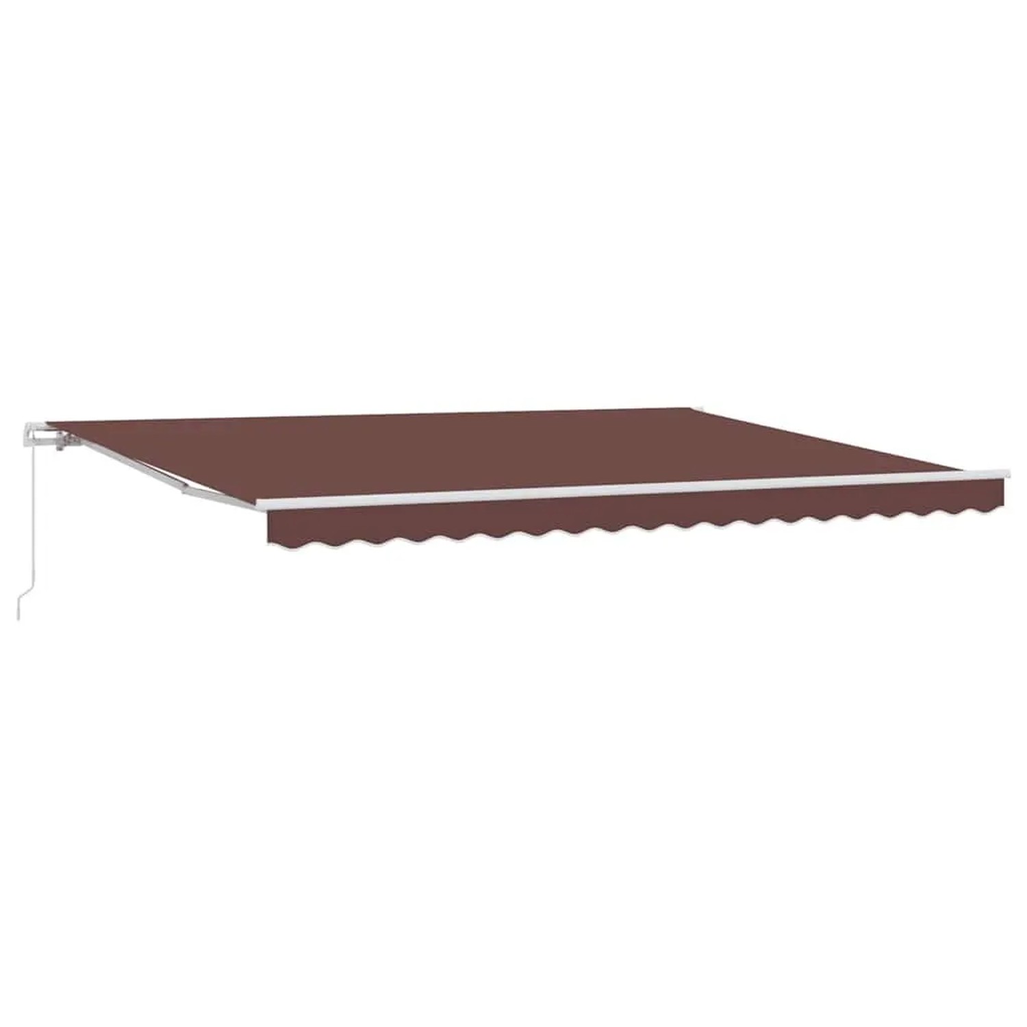 vidaXL Markise Manuell Braun 450x300 cm 3215629