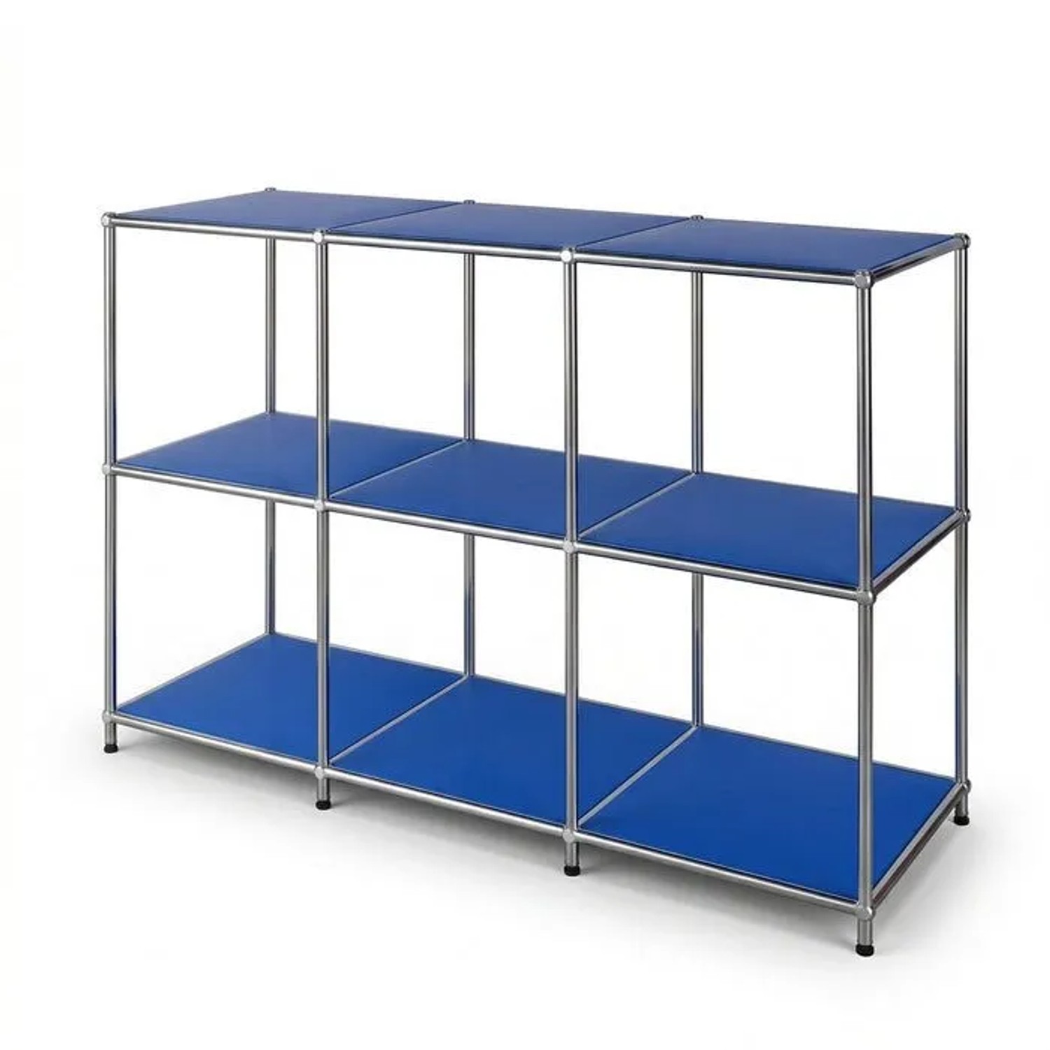 Floordirekt Metallregal Concept Epure MK-018 Standregal Sideboard 116 x 40 x 82 cm Blau