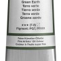Lukas Studio Ölfarbe Grüne Erde, 37ml Tube. Künstler-Ölfarbe in Premium-Qualität.