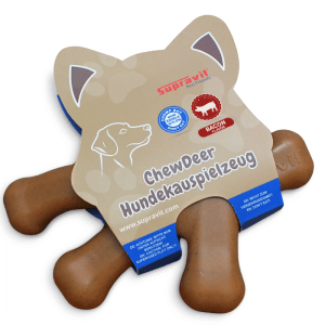 Supravit ChewDeer Bacon Geschmack Kauspielzeug für Hunde