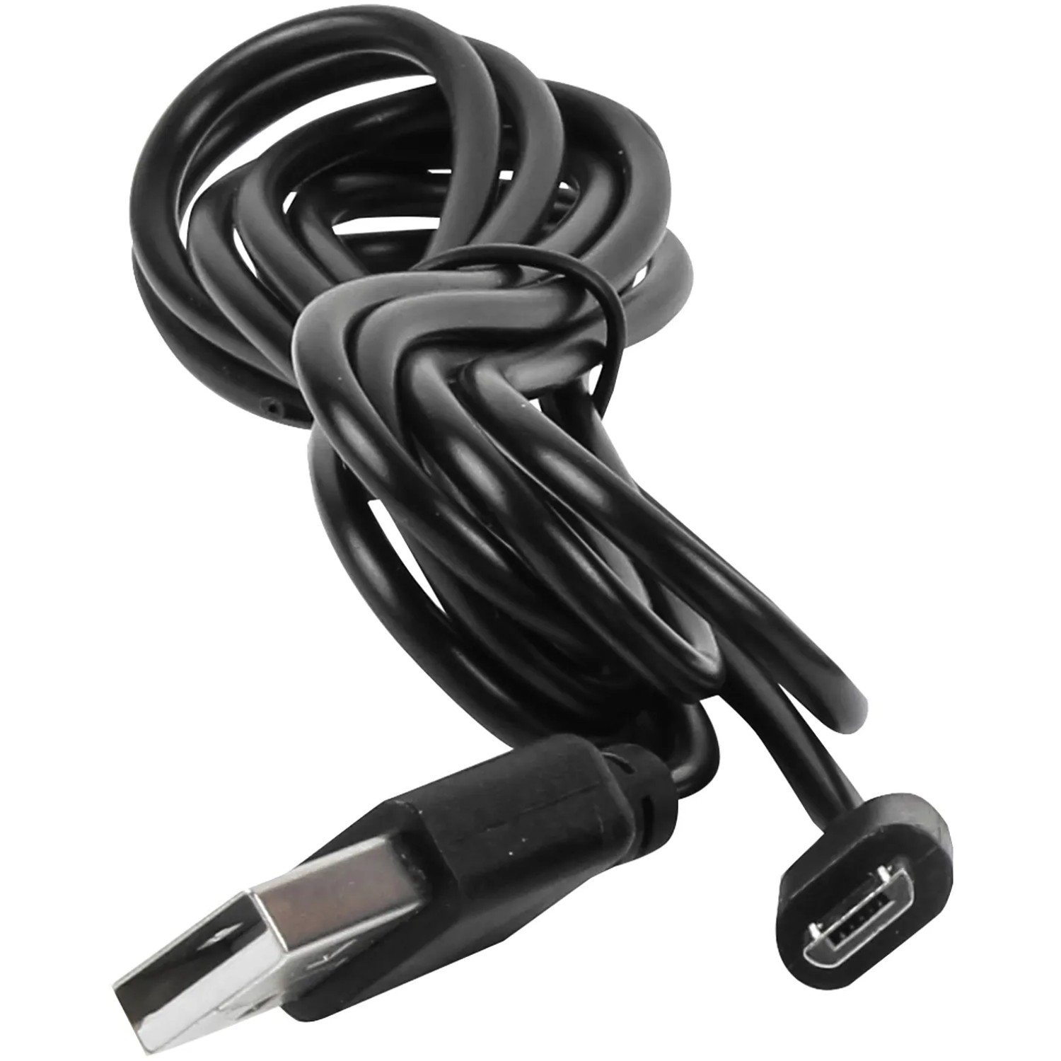 Schwarzes USB-Ladekabel für Eufab COB/LED Arbeitsleuchte.