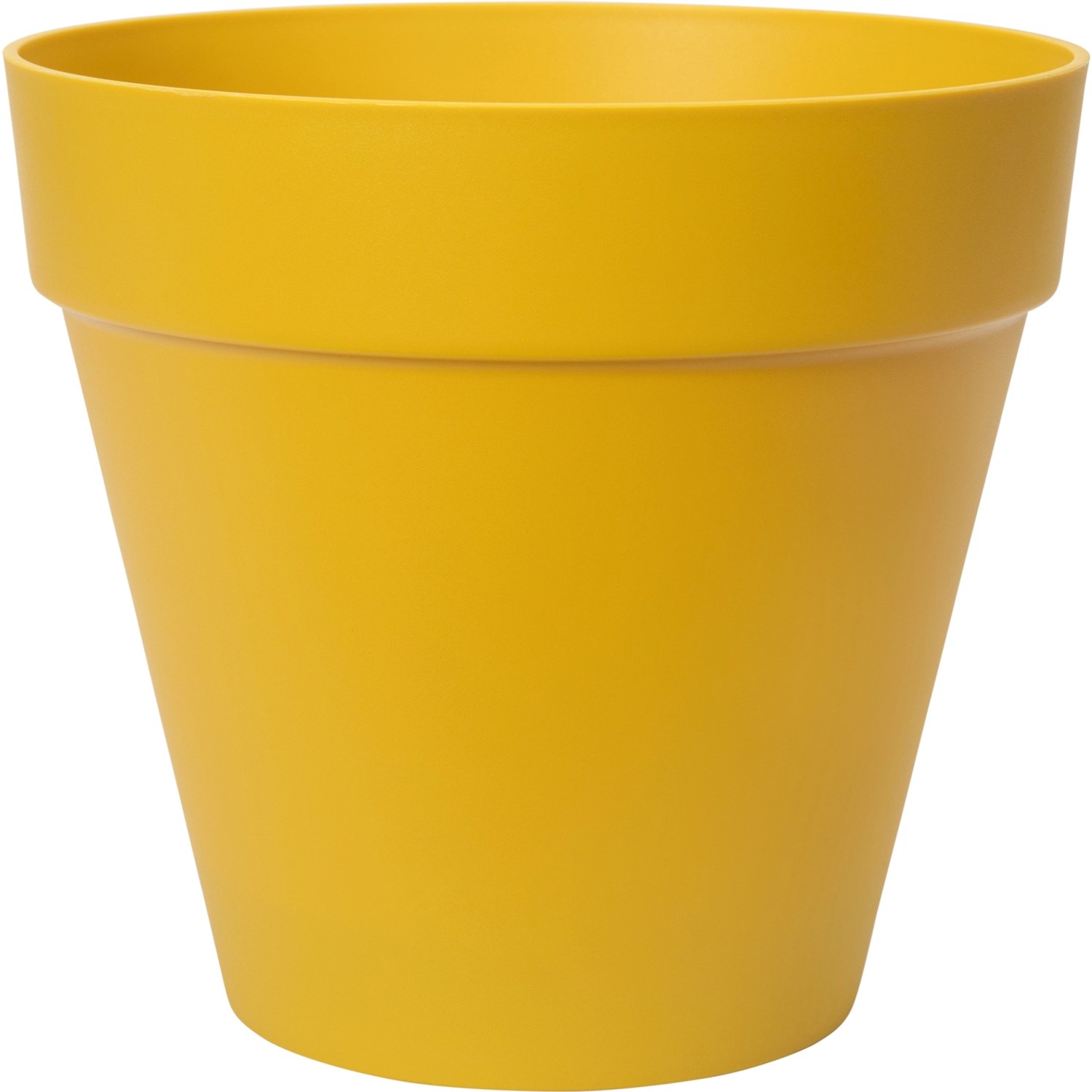 Elho Blumentopf Loft Urban Rund mit Rollen Ø 38,5 cm Ocker