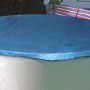 Blau Poolabdeckung rund für Summer Fun Pools mit Ø 350-360 cm. Schutz vor Verschmutzung.