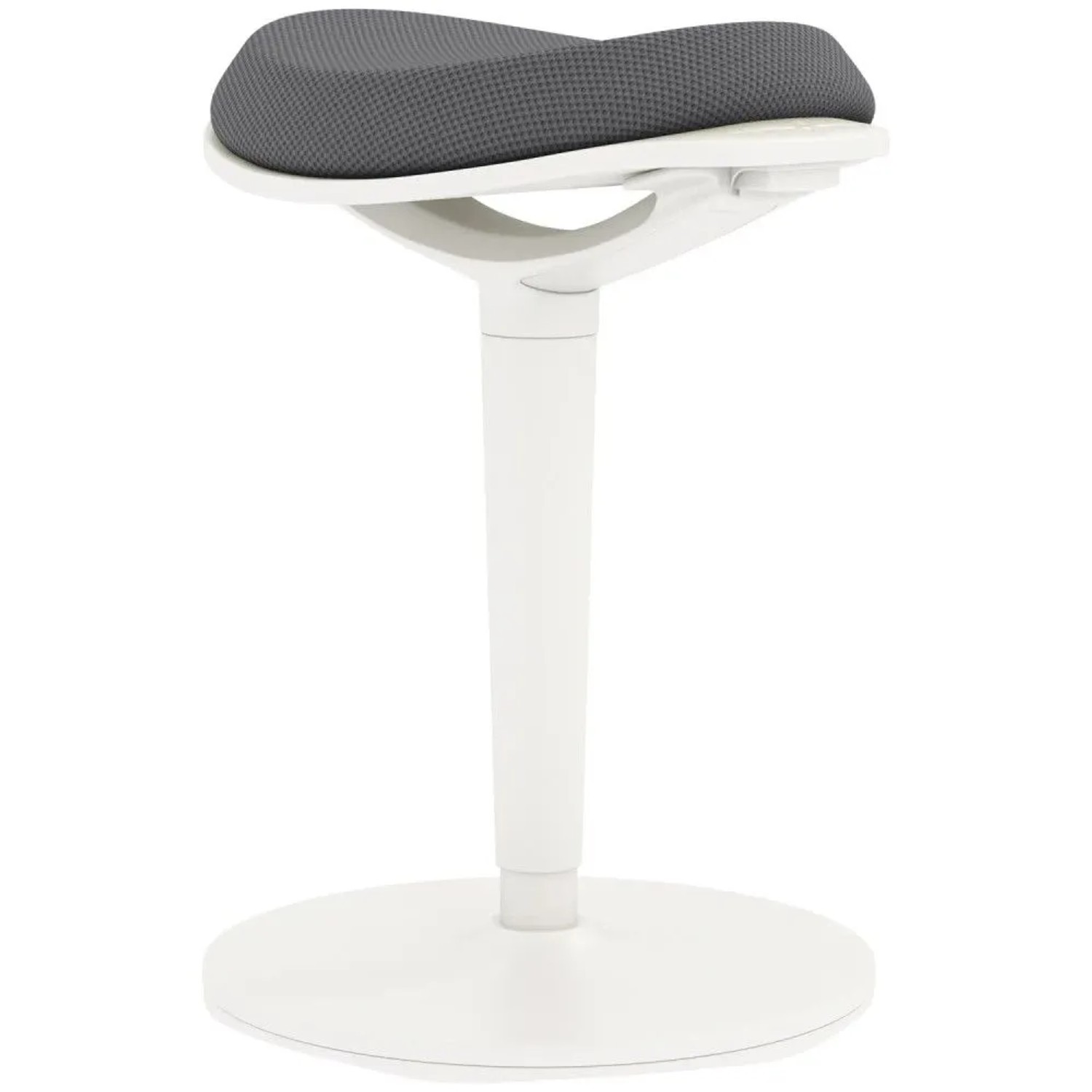 HOMCOM Sitzhocker Ergonomischer Höhenverstellbar Mesh Grau
