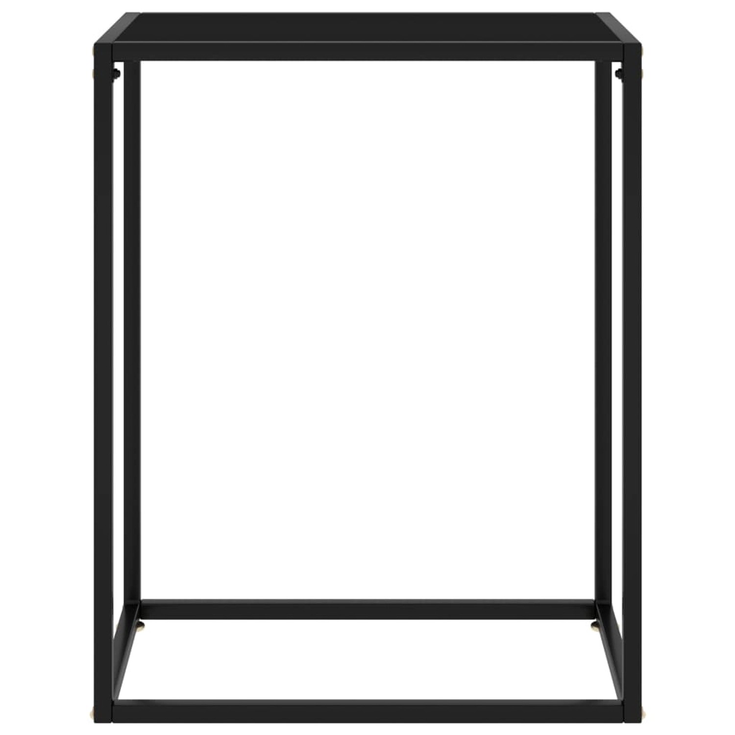 Konsolentisch Schwarz 60x35x75 Cm Hartglas günstig online kaufen