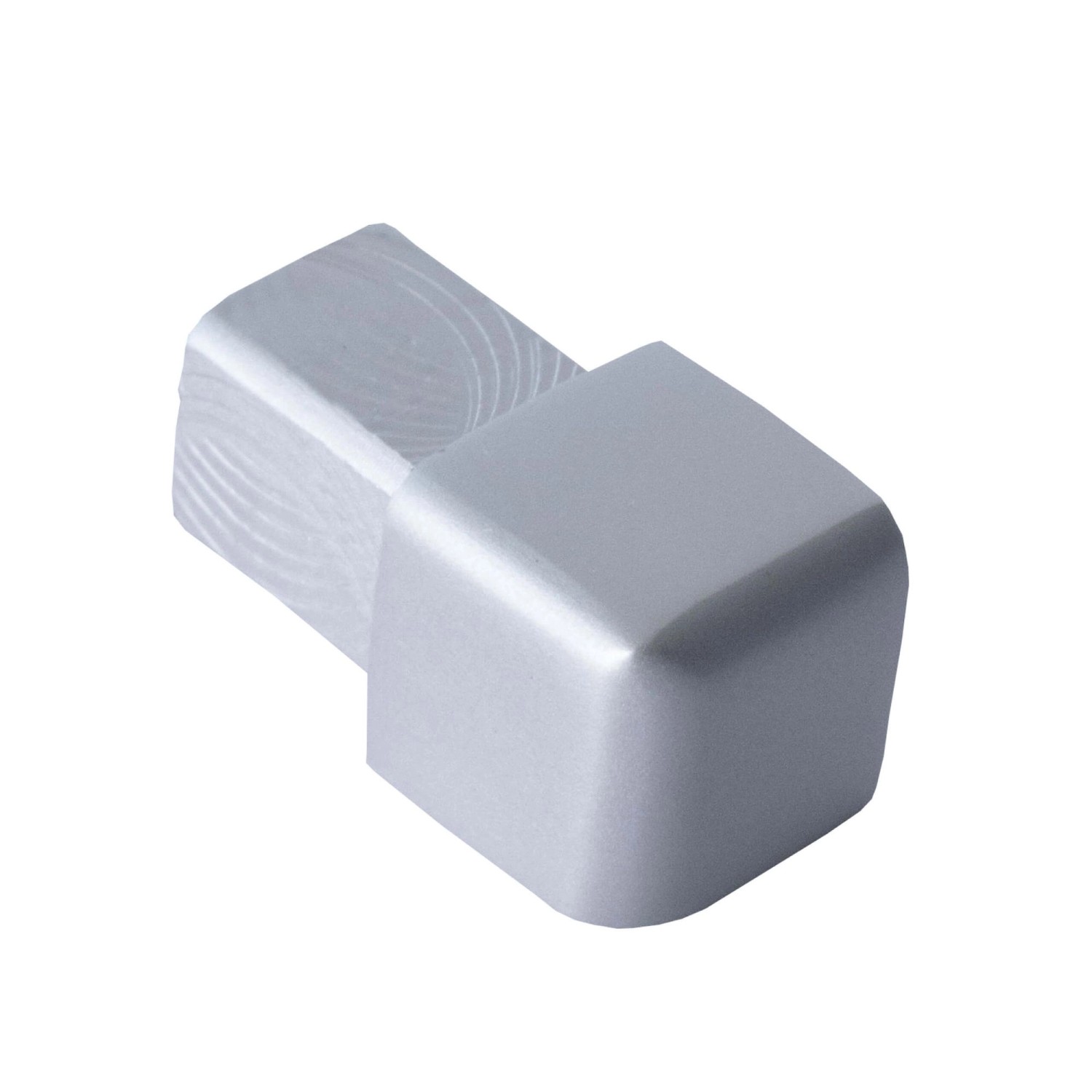 Dalsys Endstück Quadratprofil 10mm Alu Eloxiert Silber Matt Eckstücke günstig online kaufen