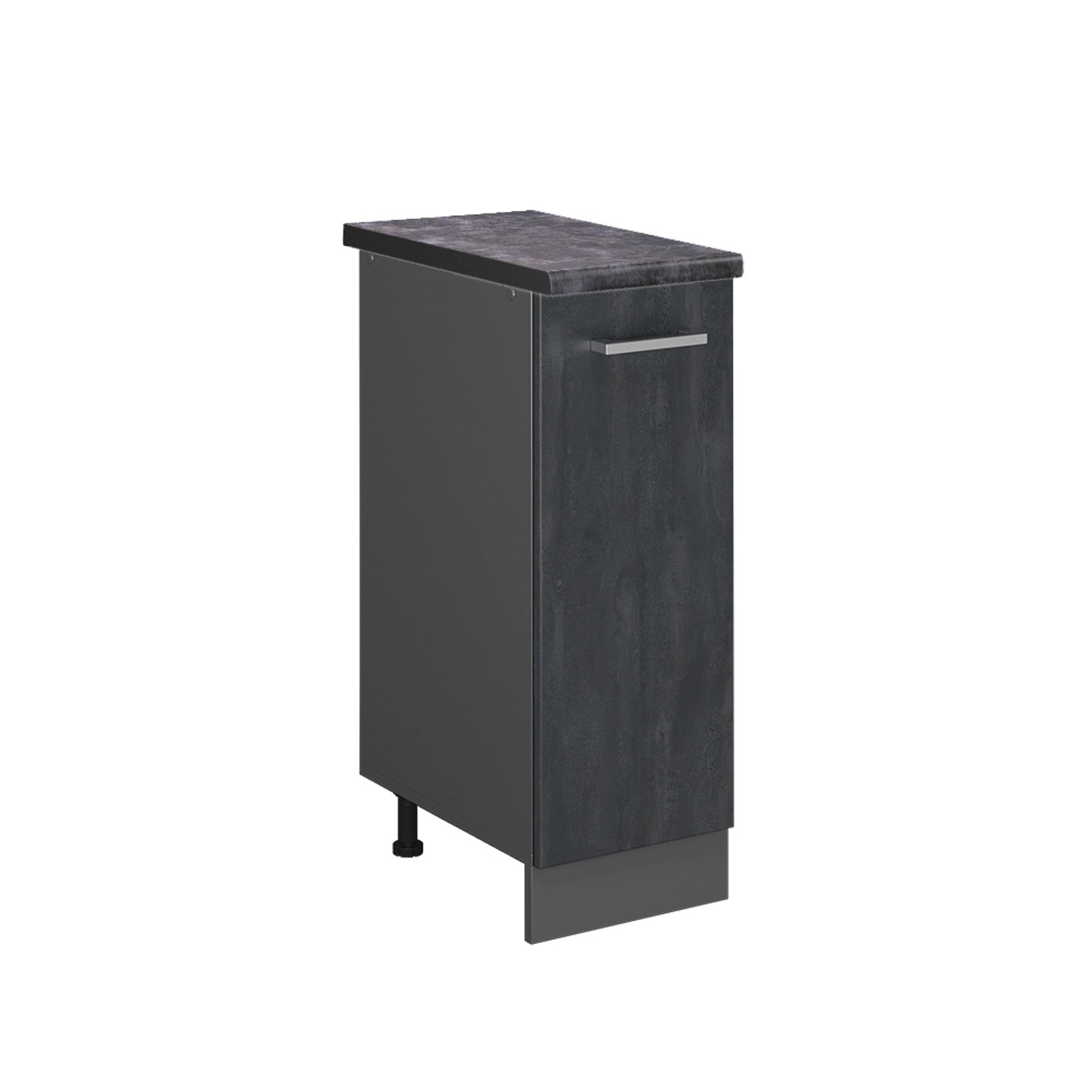 Vicco Apothekerschrank R-Line Medizinschrank für die Küche Schwarz Beton 30 günstig online kaufen