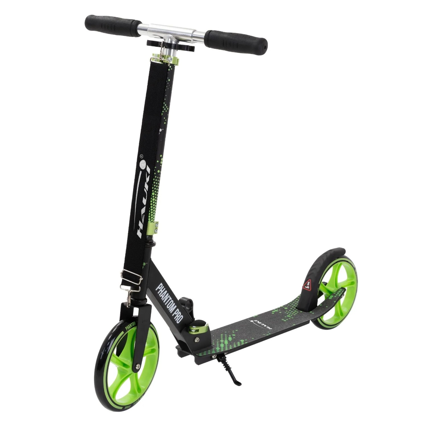 Hauki Cityroller Scooter Grün Klappbar/Höhenverstellbar XXL-Räder