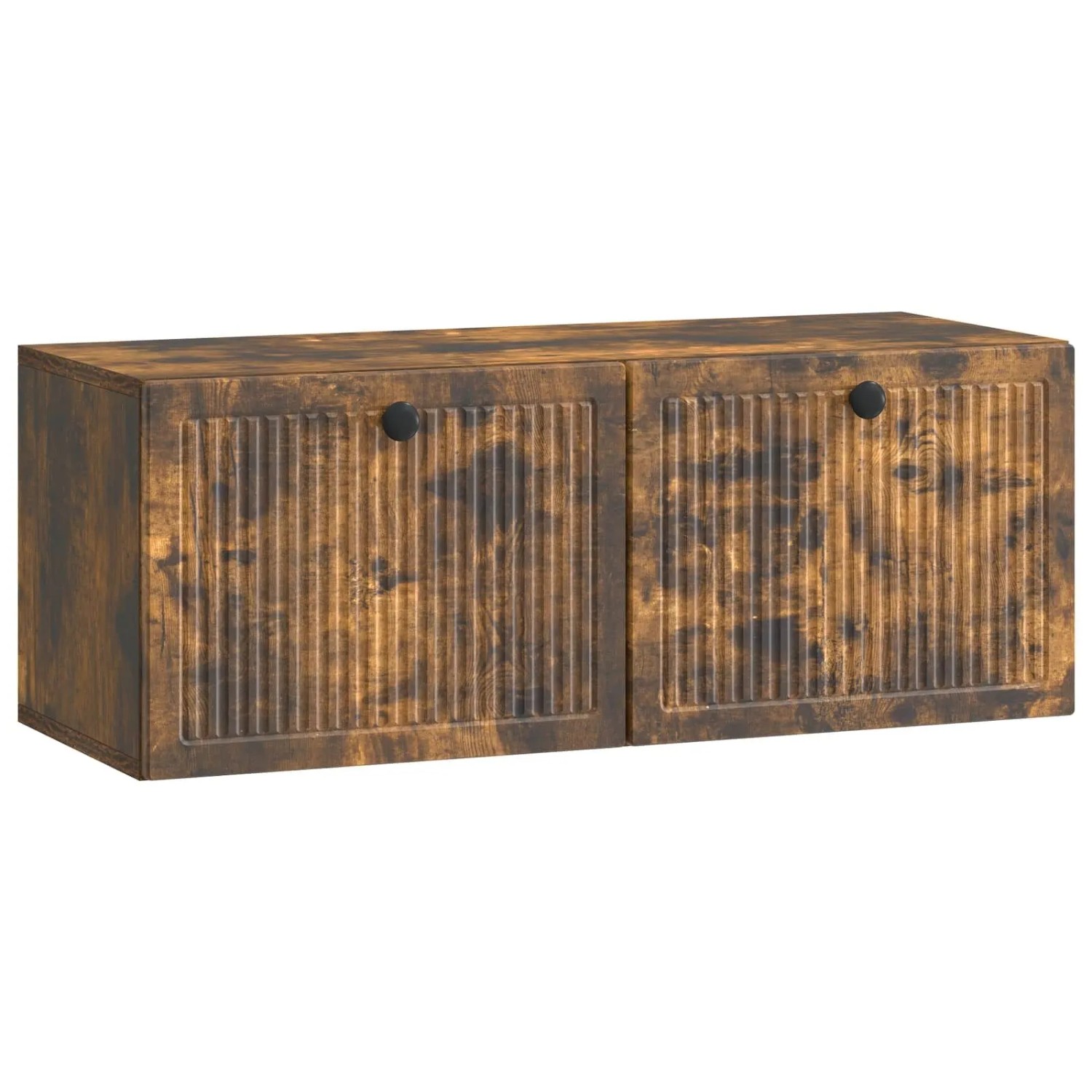 vidaXL Wandmontierter TV-Schrank Geräucherte Eiche 78,5 x 31 x 30 cm 898040