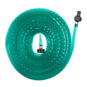 Relaxdays Flachschlauch Kunststoff Grün Erweiterbar 25 m 1,3 kg