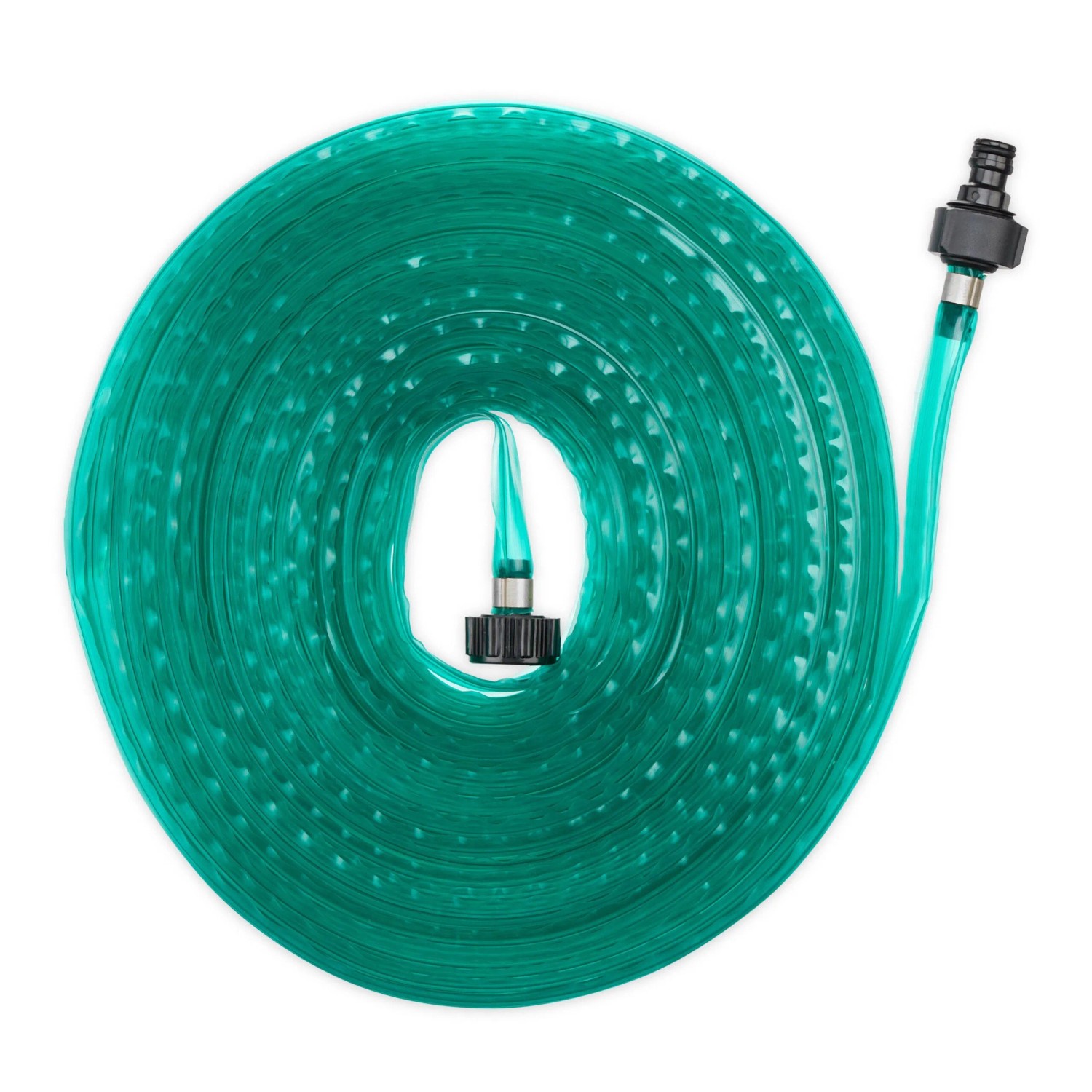 Relaxdays Flachschlauch Kunststoff Grün Erweiterbar 25 m 1,3 kg