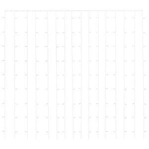 vidaXL LED-Lichtervorhang 3x3 m 300 LED Bunt 8 Funktionen 328932