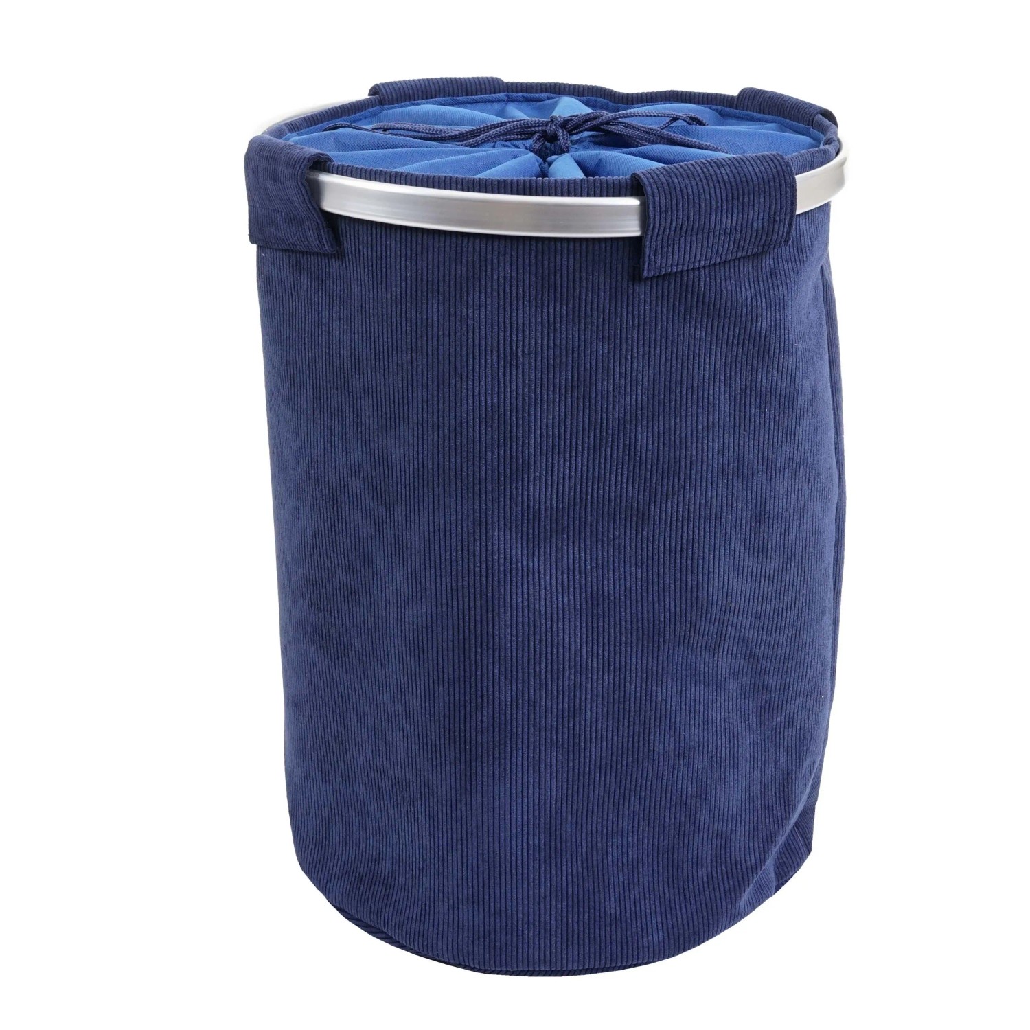MCW Wäschesammler C34 55x39cm 65l mit Netz Cord Cord Blau