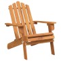 Adirondack-Gartenstuhl aus massivem Akazienholz mit Naturöl-Finish, klappbar. Bequemer Holzstuhl für Garten & Terrasse.